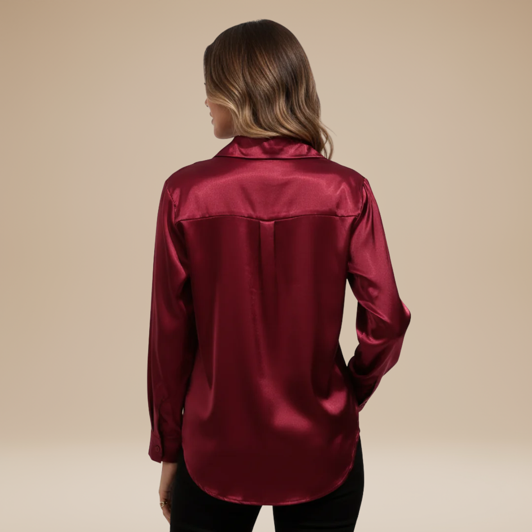 Elegant Satin Fabric Blouse for Women