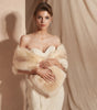 Elegant Shawl in Faux Fur for Women