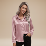 Elegant Satin Fabric Blouse for Women