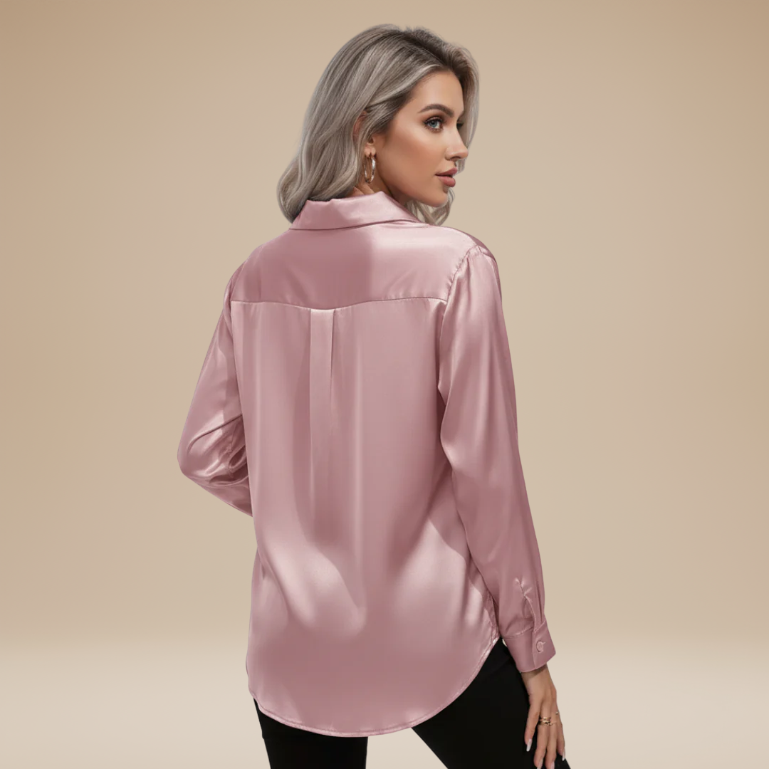 Elegant Satin Fabric Blouse for Women