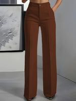 Wide High-Waisted Pants for Women