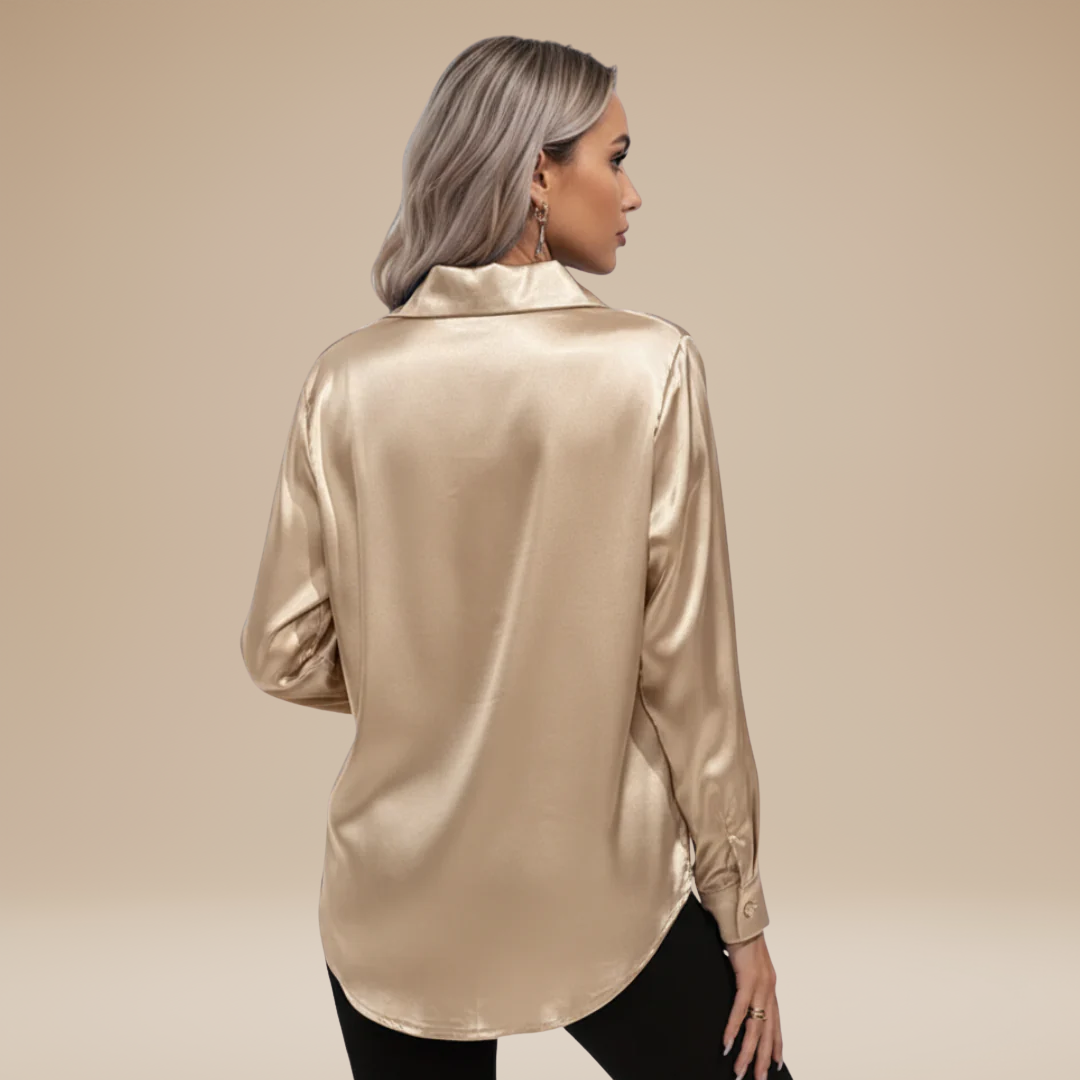 Elegant Satin Fabric Blouse for Women