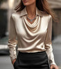 Satin blouse for women