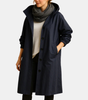 Long cotton coat for women