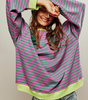 Casual Striped Sweatshirt for Women