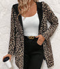 Reversible Coat with Leopard Print for Women