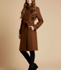 Elegant Mid-Length Double-Breasted Coat for Women