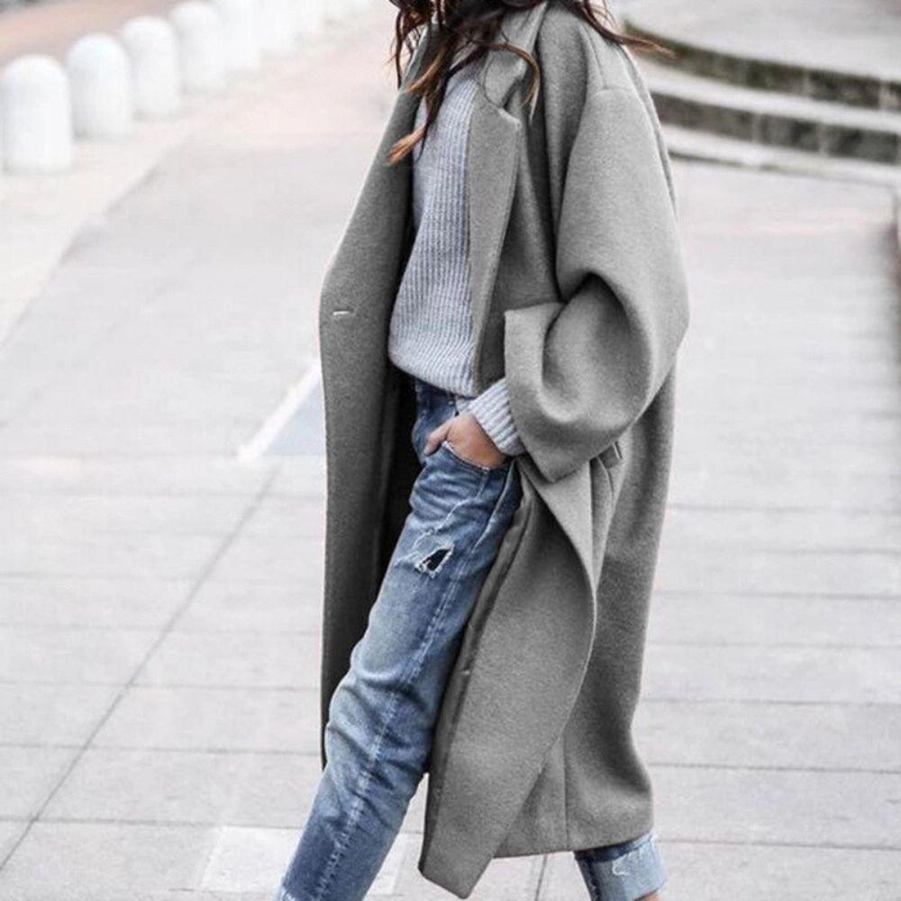 Oversized Wool Coat for Women
