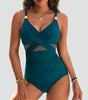 One-Piece Sculpting Swimsuit for Women with Mesh | Ideal for Summer
