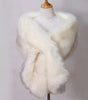 Elegant Shawl in Faux Fur for Women