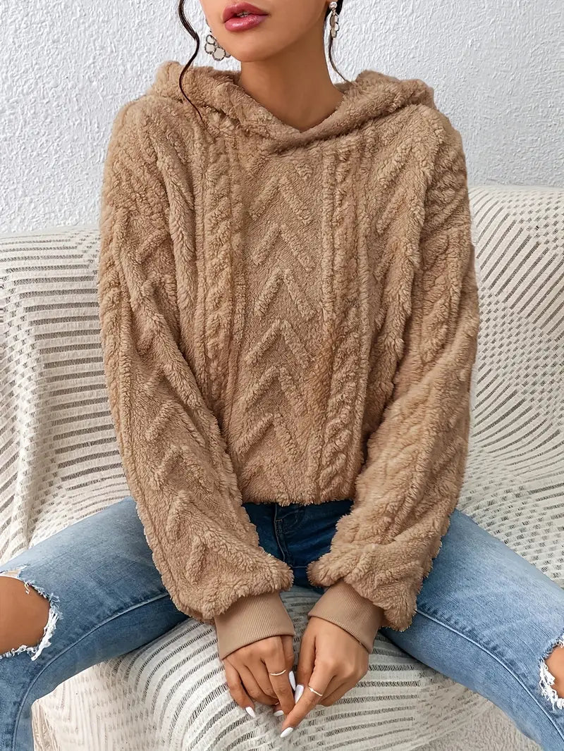 Oversized Fleece Hoodie for Women