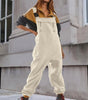 Fleece Jumpsuit with Adjustable Straps for Women