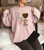 Leopard print sweatshirt for women