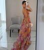 Long strappy dress for women