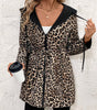 Reversible Coat with Leopard Print for Women