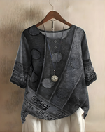 Women's Top with Geometric Print Tunic | Perfect for Everyday Wear