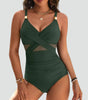 One-Piece Sculpting Swimsuit for Women with Mesh | Ideal for Summer