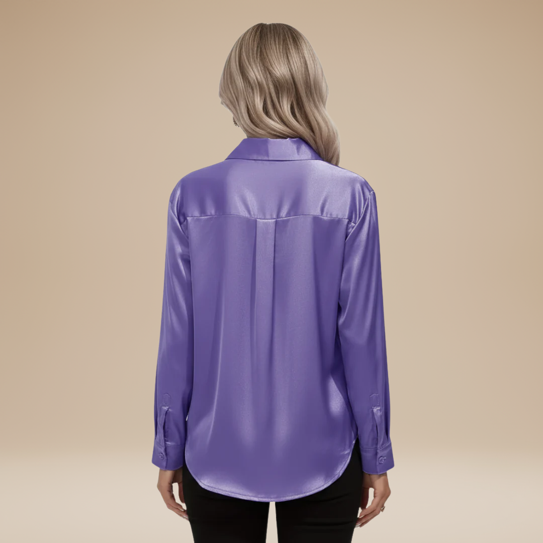 Elegant Satin Fabric Blouse for Women
