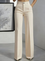 Wide High-Waisted Pants for Women