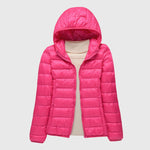 Light Hooded Down Jacket for Women