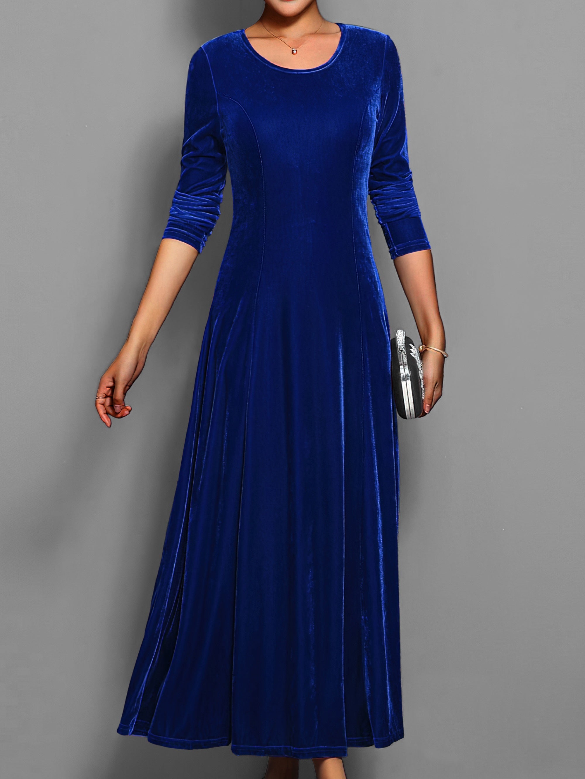 Long Velvet Dress for Women