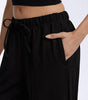 Wide Flowing Crepe Pants for Women