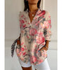 Long Floral Print Shirt for Women