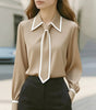 Oversized Collar Blouse for Women