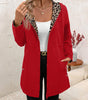 Reversible Coat with Leopard Print for Women