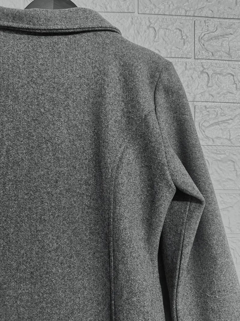 Elegant One-Button Coat for Women