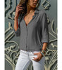 Long-Sleeve Button-Up Shirt for Women