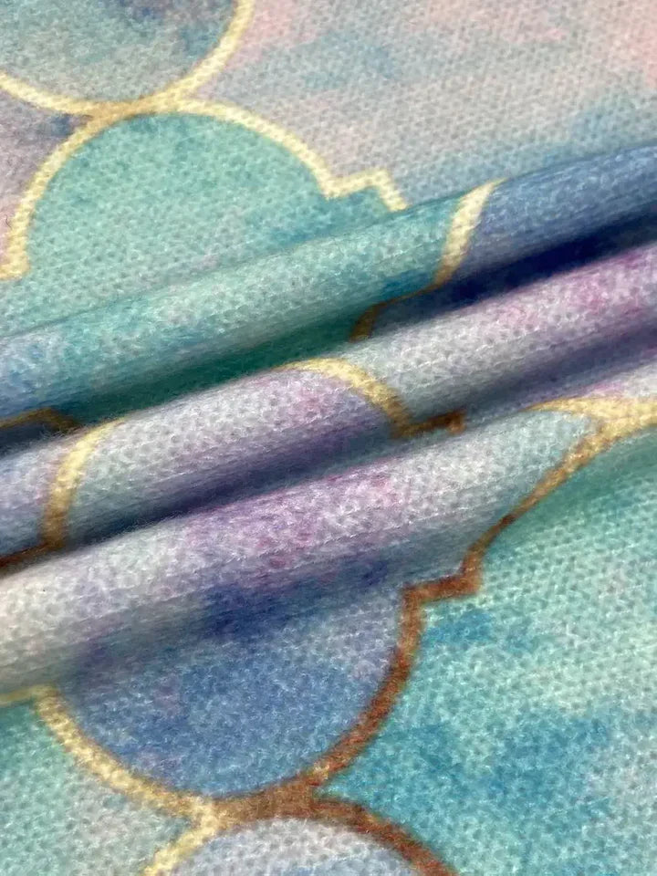 Multicolor knit sweater for women