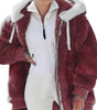 Oversized Fleece Hoodie Jacket for Women