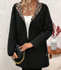 Reversible Coat with Leopard Print for Women