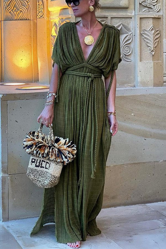 Maxi Linen Dress for Women