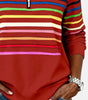 Striped sweater for women