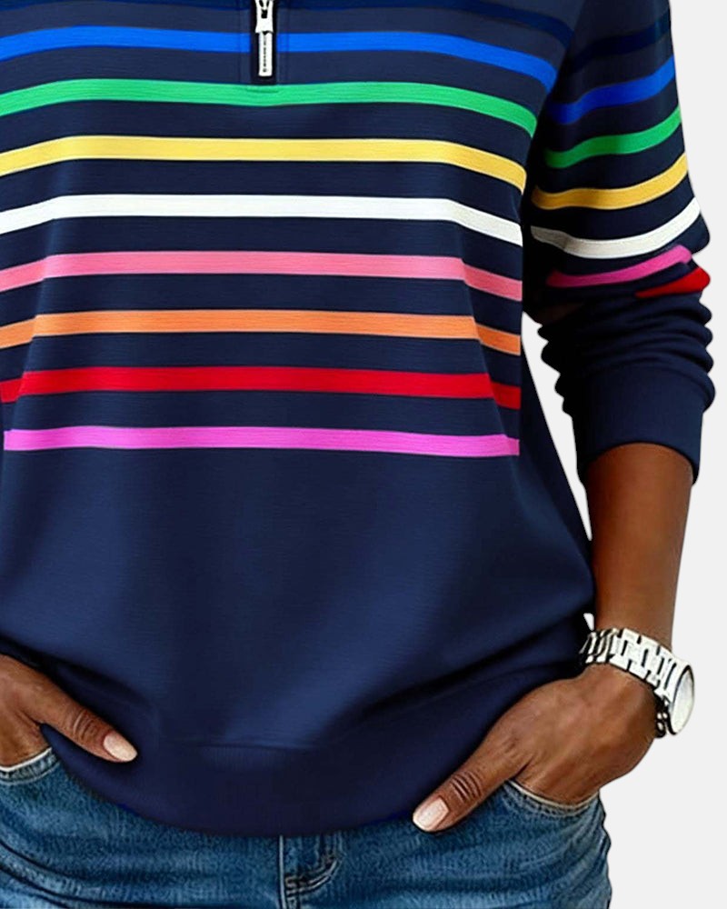 Striped sweater for women