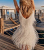 Fringed dress for women