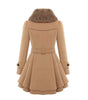 Faux Fur Collar Coat for Women