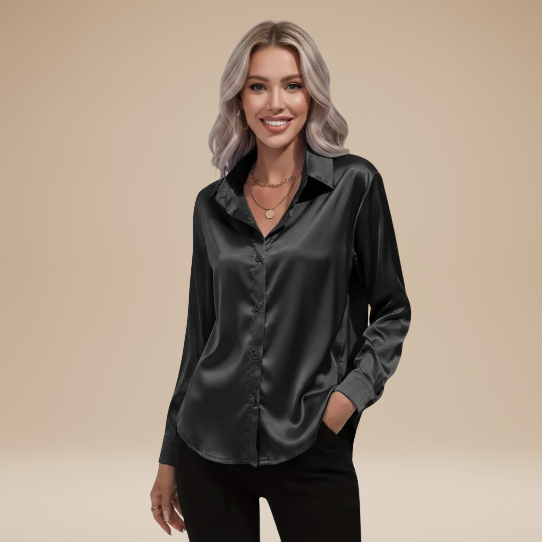 Elegant Satin Fabric Blouse for Women