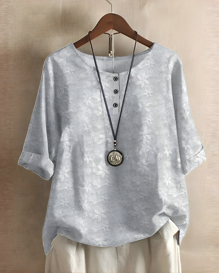 Women's Top with Geometric Print Tunic | Perfect for Everyday Wear