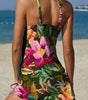 Printed Graphic Tankini and Shorts for Women