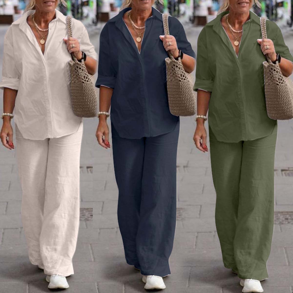 Casual Pants Set for Women