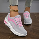 Comfortable Wedge Shoes in Faux Leather for Women
