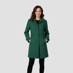 Elegant Mid-Length Coat for Women