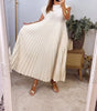 Sleeveless Long Pleated Dress for Women | Ideal for Everyday Wear
