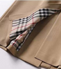 Long Cotton Trench Coat for Women
