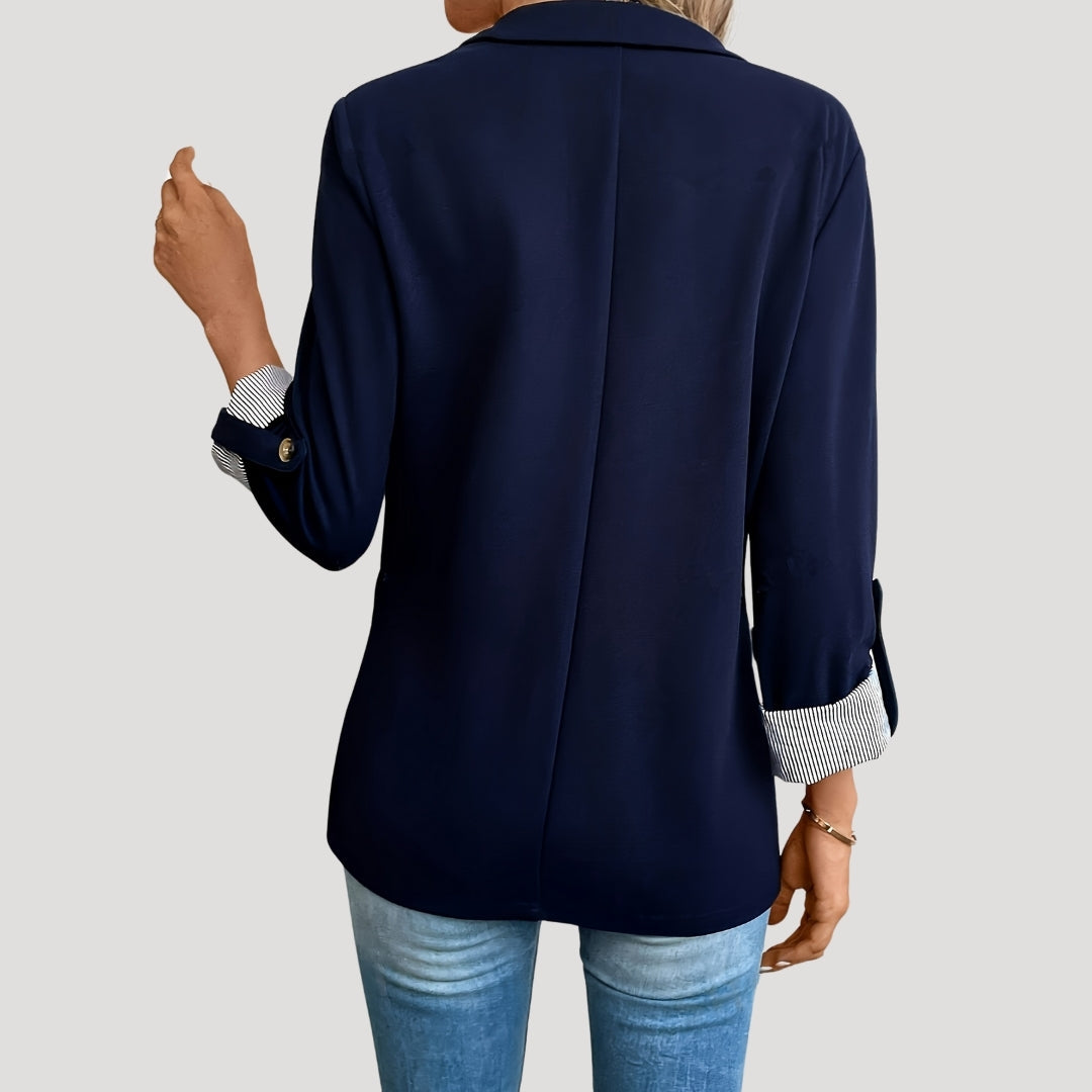 Classic Tailored Marine Blazer for Women
