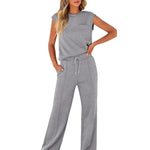 Sleeveless Casual Pants Set for Women