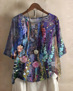 Women's Top with Geometric Print Tunic | Perfect for Everyday Wear